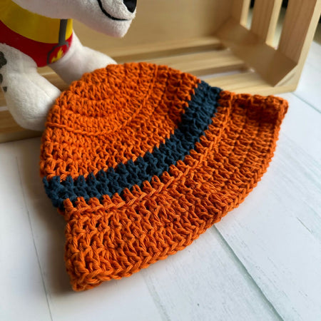 Adorable Handmade Crochet Hat in Earthy Terracotta 6-12 months