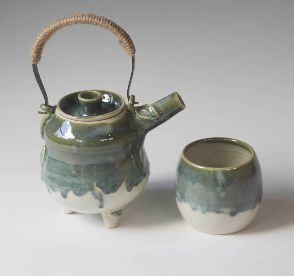 leafy grean tea set