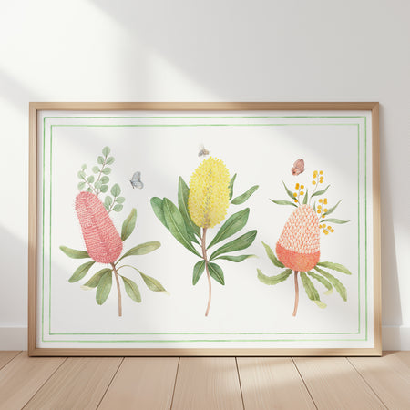 Banksia Art Print