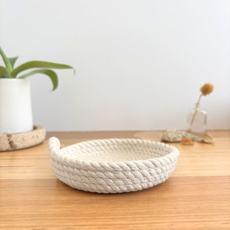 Shallow Rope Basket - Mini