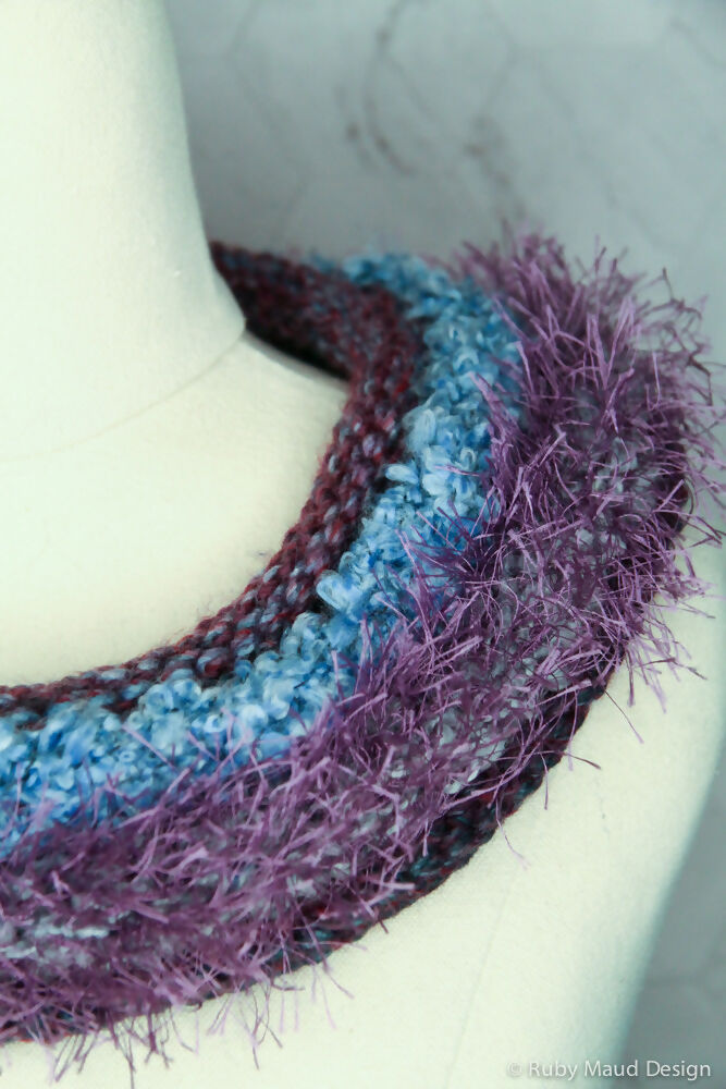 Jacaranda Avenue Hand Knitted Cowl