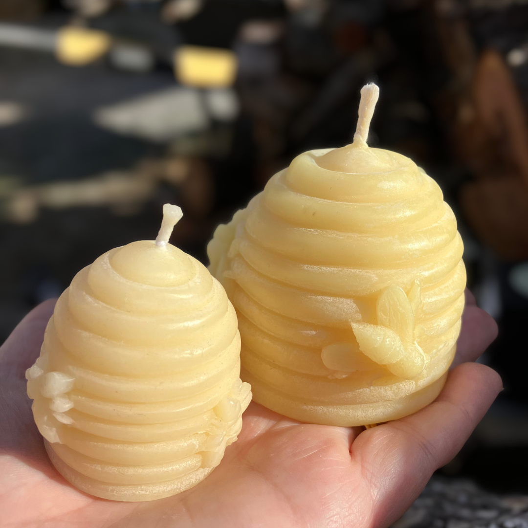 Beeswax Beehive Candle (Large and Small)