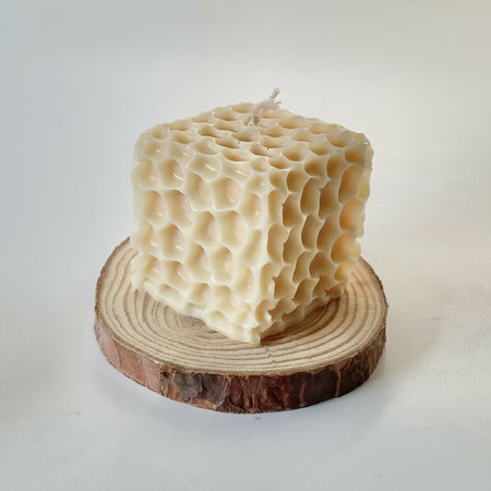 Honeycomb Pillar Candle