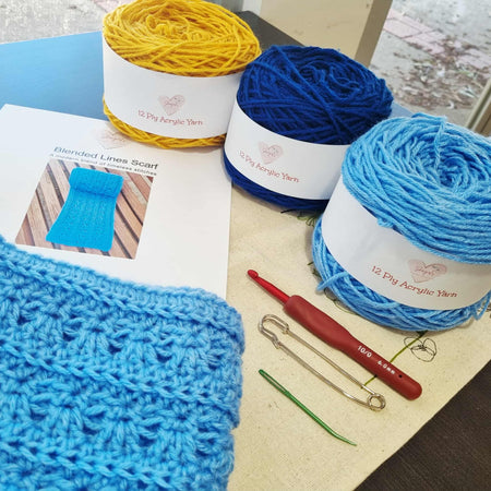 DIY Crochet Scarf Kit