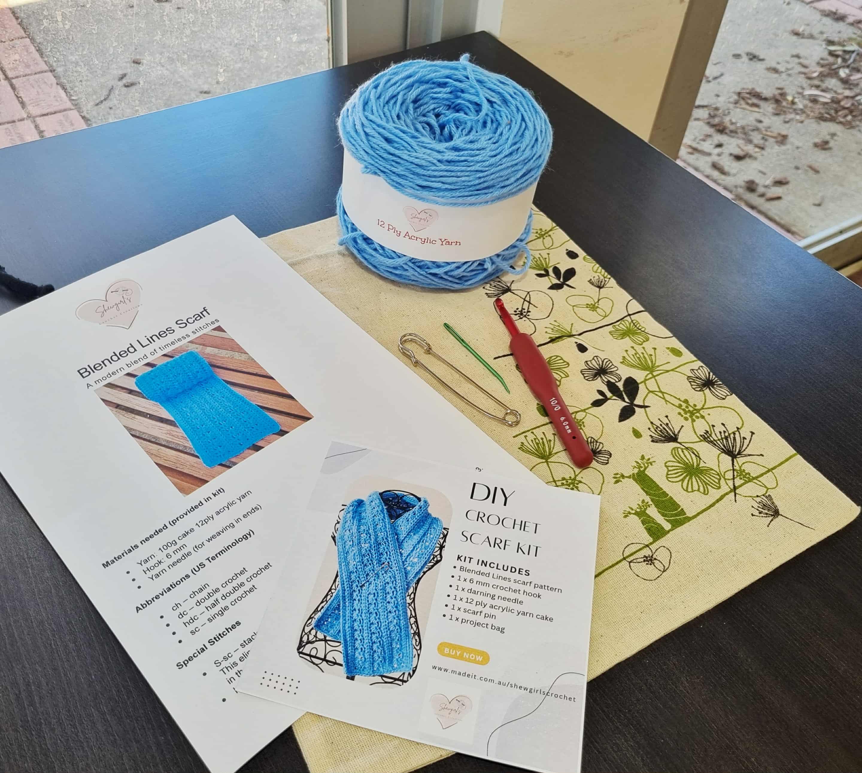 DIY Crochet Scarf Kit