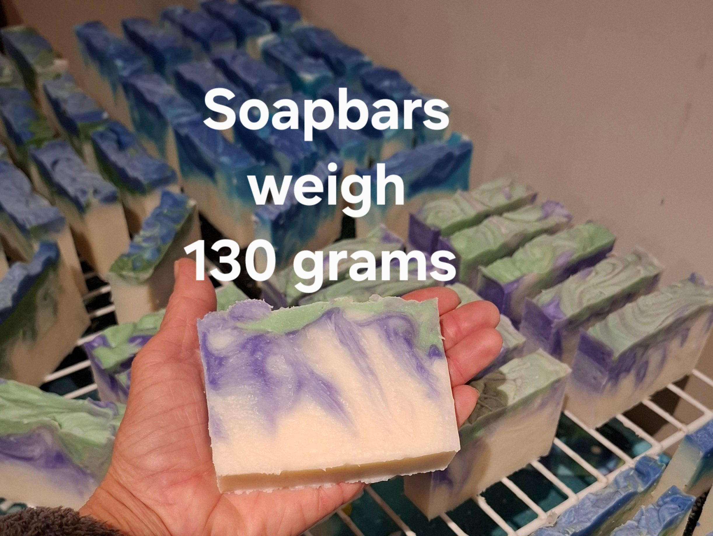 4 x FLORAL soapbars - Rose Geranium, Blossom, Lavender, Lush