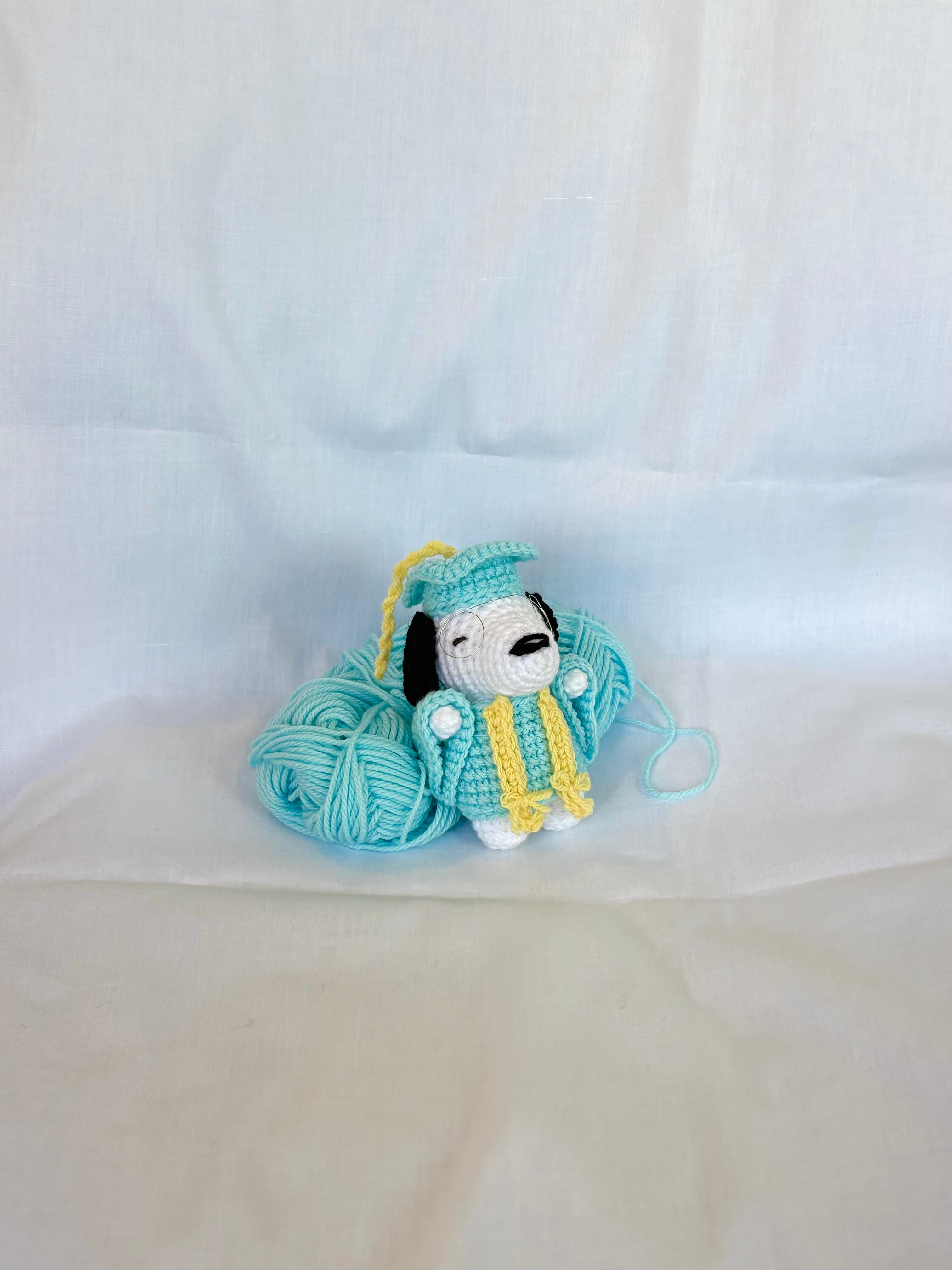 Crochet Graduation Pup