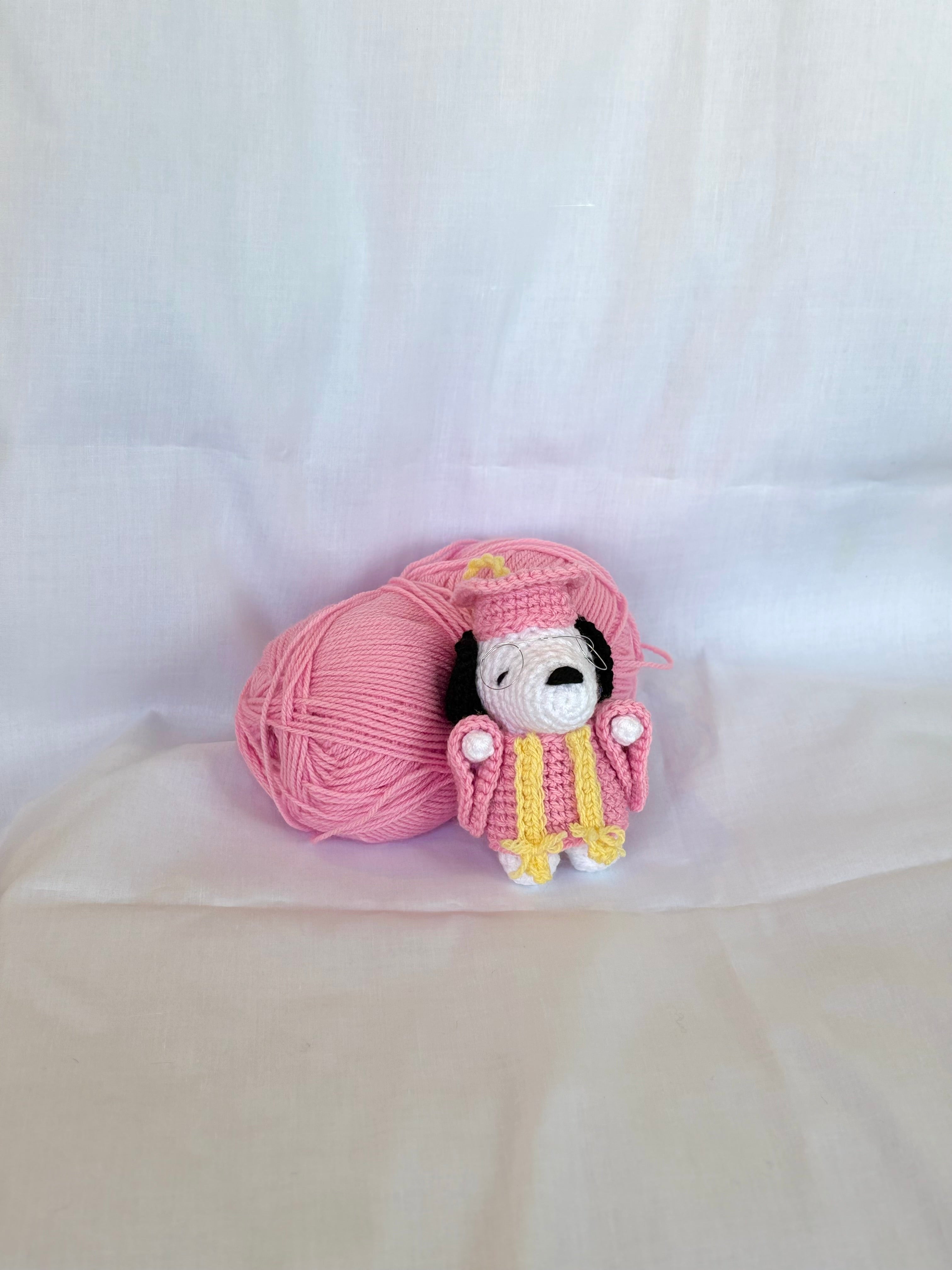 Crochet Graduation Pup