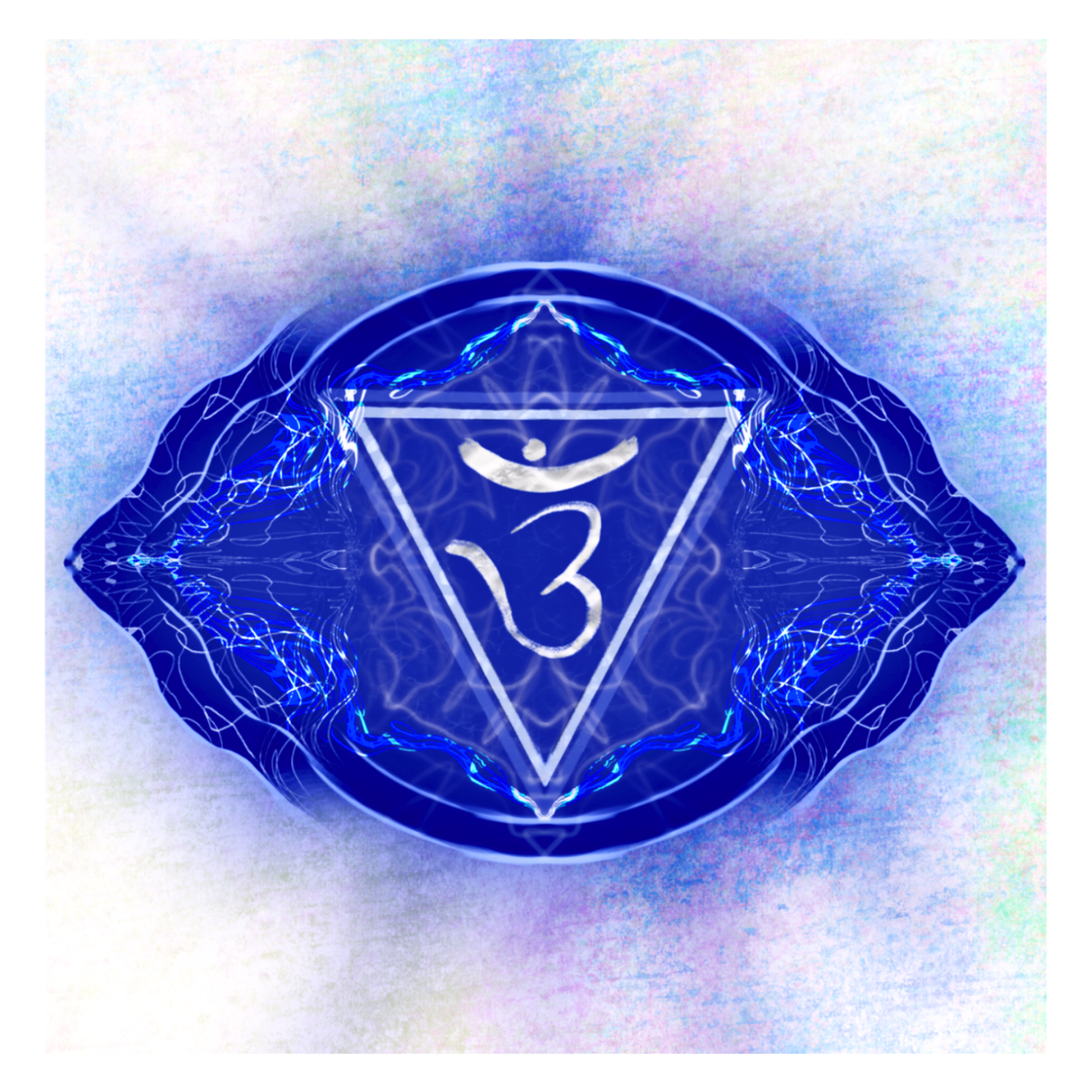 Third Eye Chakra (Ajna) - Original Artwork Framed Print