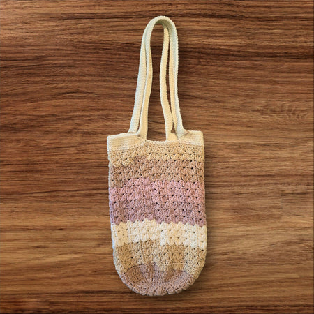 Handmade Crocheted Market Tote Bag