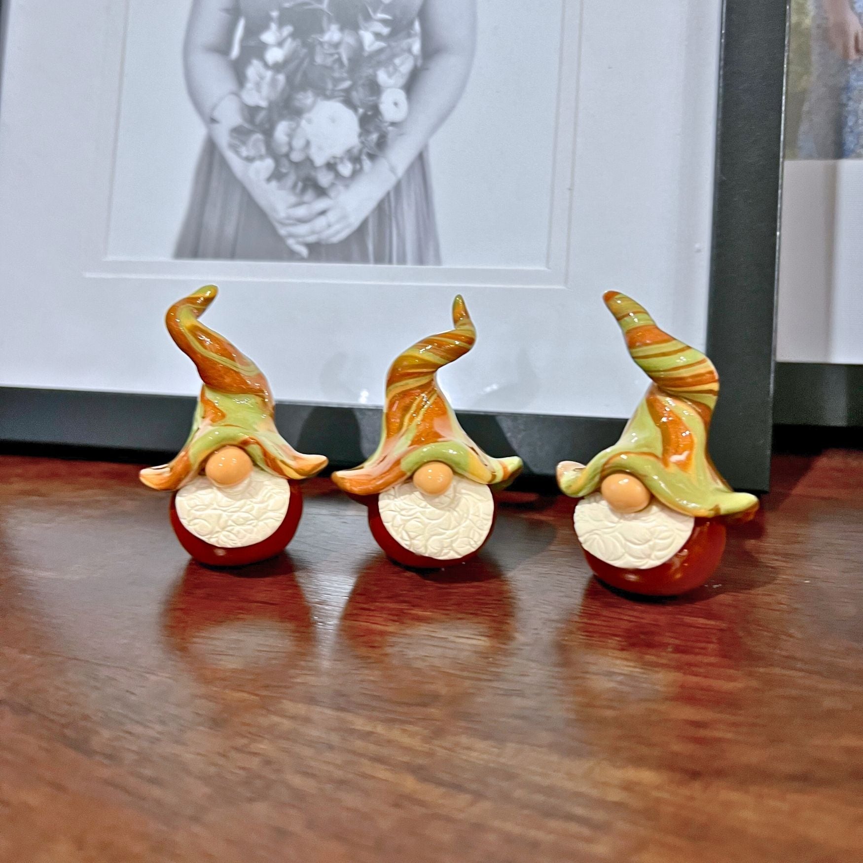 Whimsical gnome trio - Cobber, Cooee & Digger