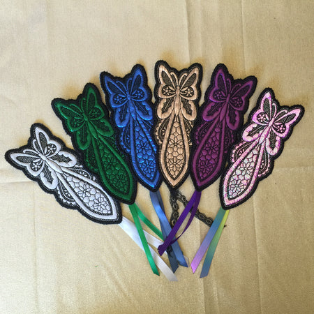 Butterfly Fabric Bookmark - Design 1
