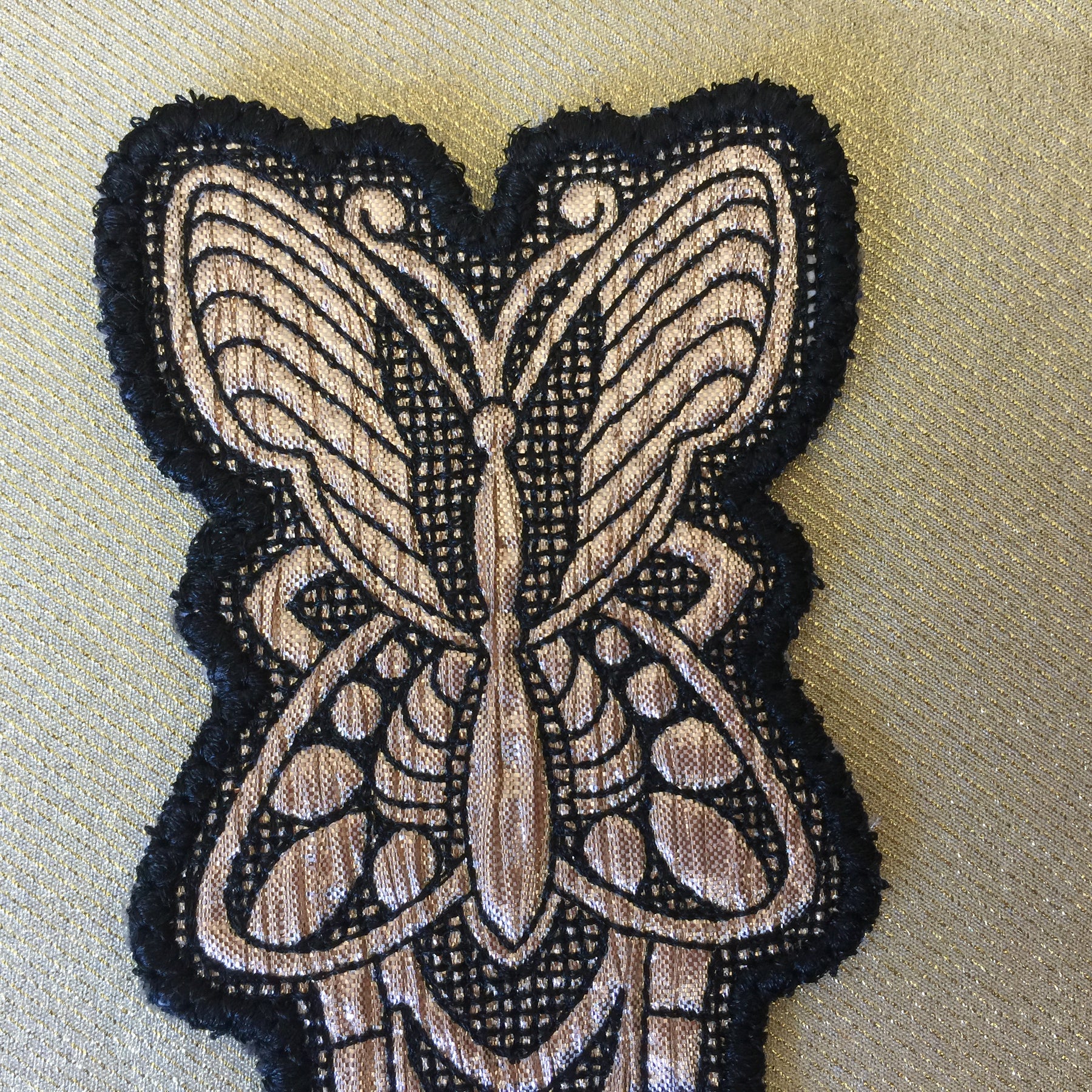 Butterfly Fabric Bookmark - Design 2