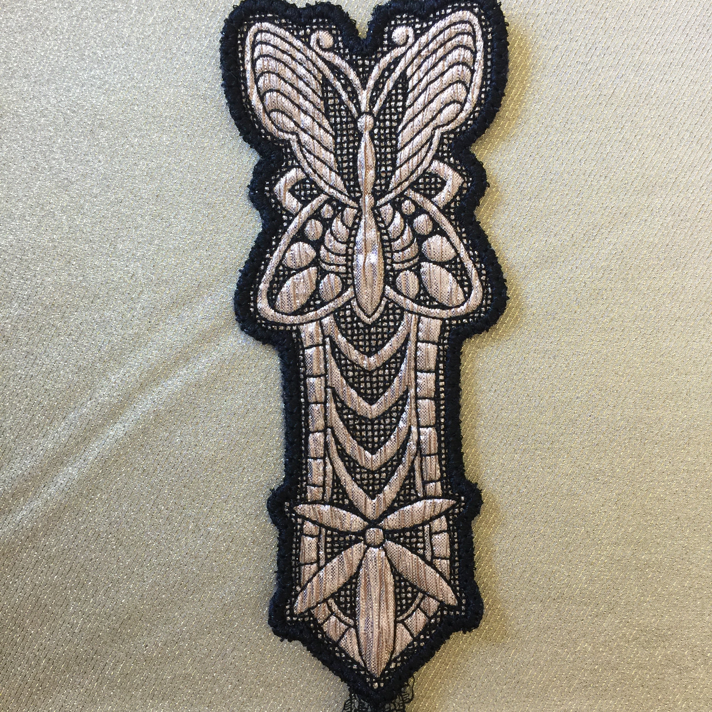 Butterfly Fabric Bookmark - Design 2