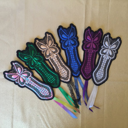 Butterfly Fabric Bookmark - Design 3
