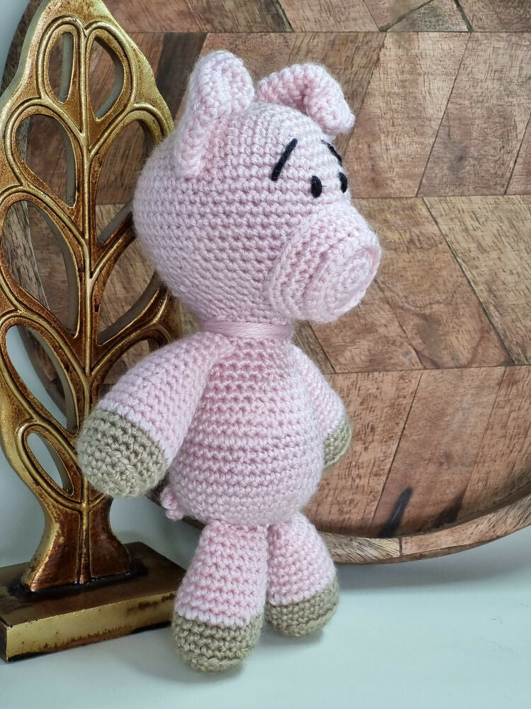 Crochet Pig Toy