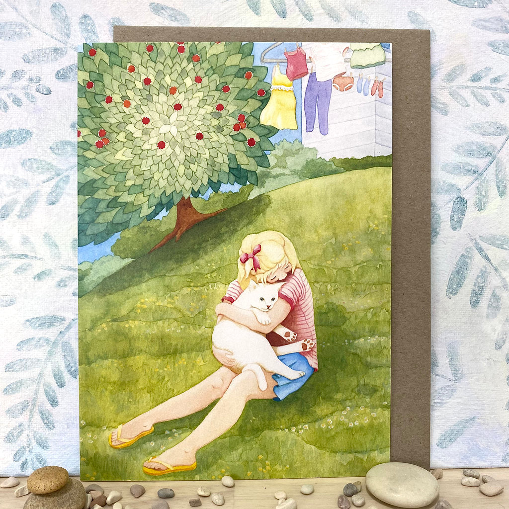 A Cuddle Card to Send Smiles and a Hug (lg-snow)