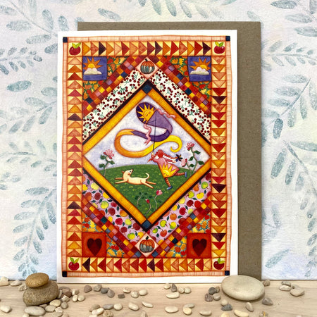 Playfully Happy Birthday Card for Any Age (lg-wind)