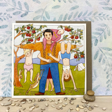 A Card Celebrating Fathers and Good Men Everywhere (sq-fthr)