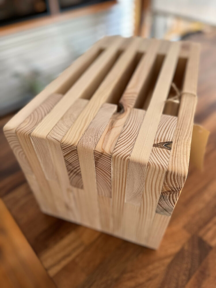 Natural Wood Step Stool