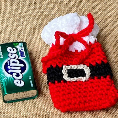 Hand crocheted Christmas Gift Card Holder | Eco-friendly | Reusable
