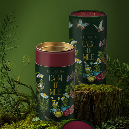 Calm-O'-Mile Tea Canister