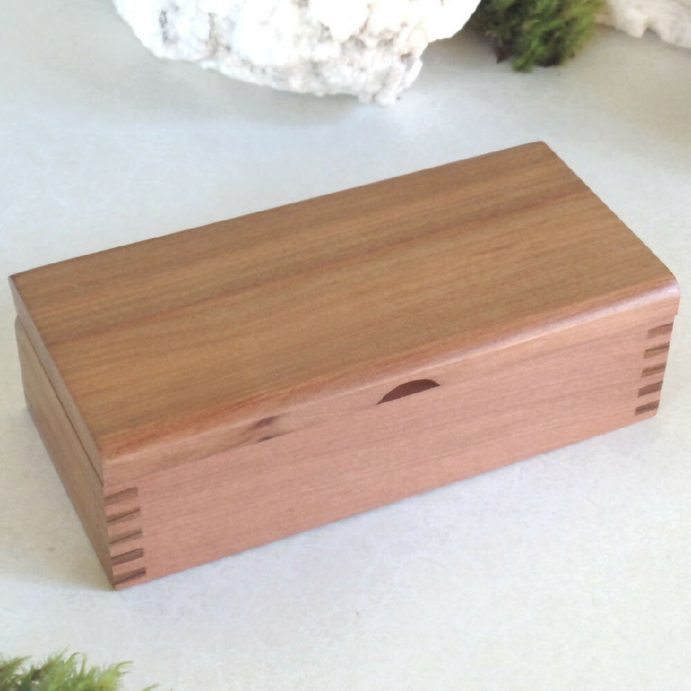 Longer Small Wooden Box- Tasmanian Myrtle & Blackwood