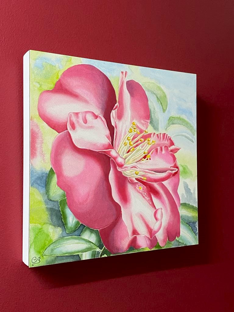 Camellia (Watercolour Painting) - Original Artwork One of a Kind