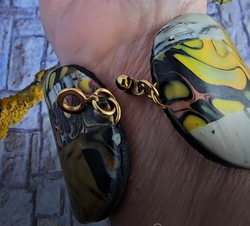 STORYLINES - MOSAIC POLYMER CLAY CUFF