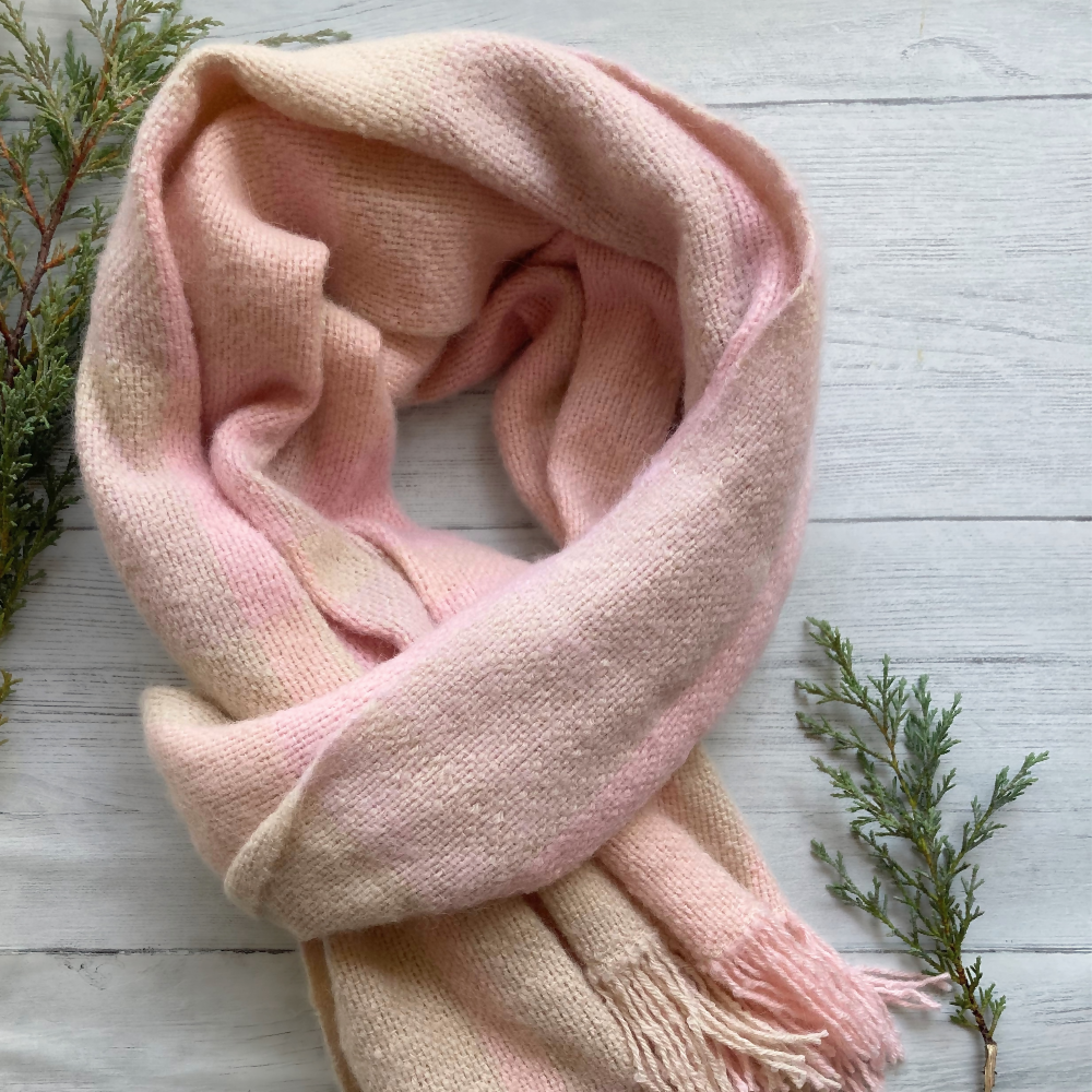 alpaca-scarf-shawl-handwoven-pink-cream-entangled-happiness-handwovens-looped-circle