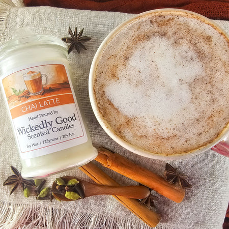 Chai Latte - Soy Wax Candle - Handmade in QLD