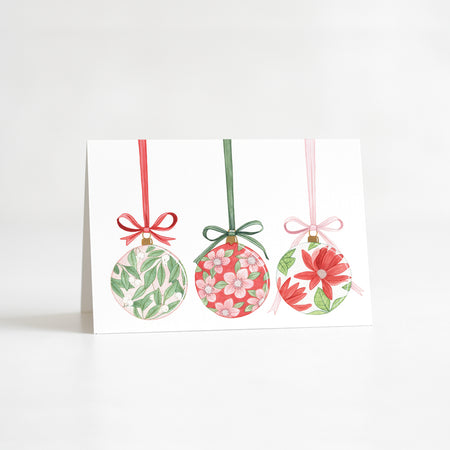 Christmas Baubles Card