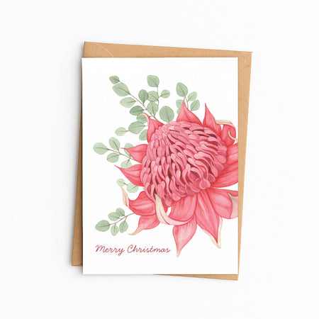 Waratah Christmas Card