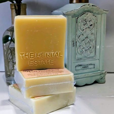 2 bars of Citrus Burst Cold Processed Soap 120g each