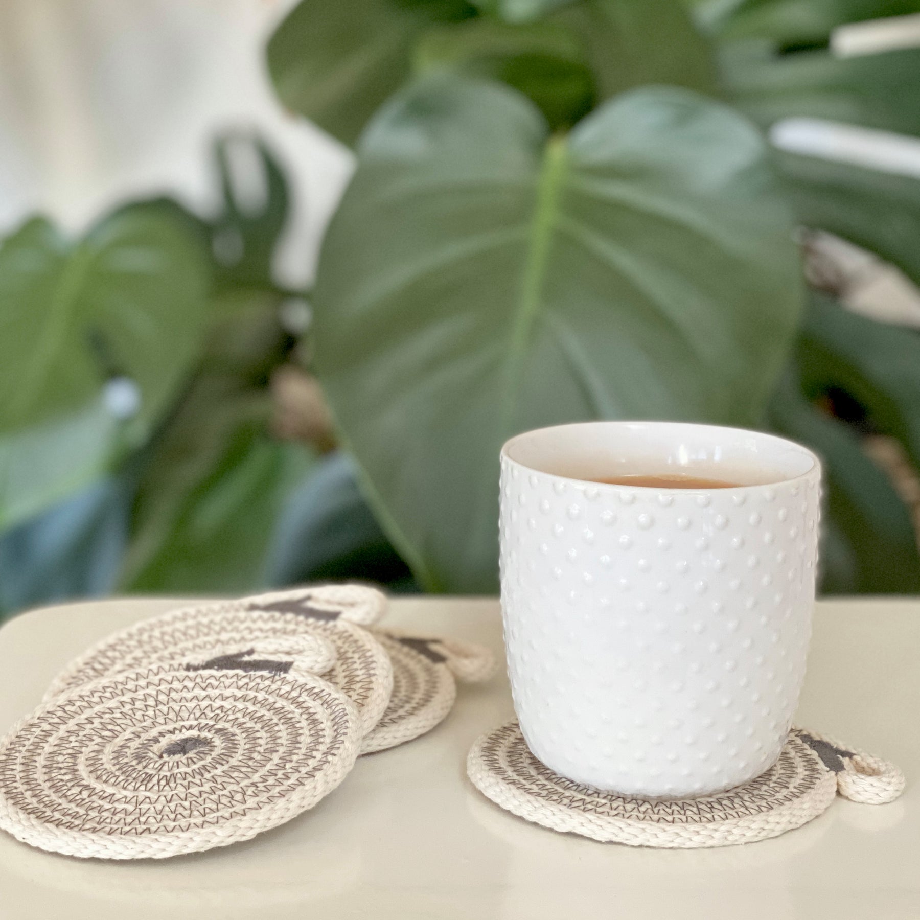 Rope Drink Coasters - Set of 4, 6, 8