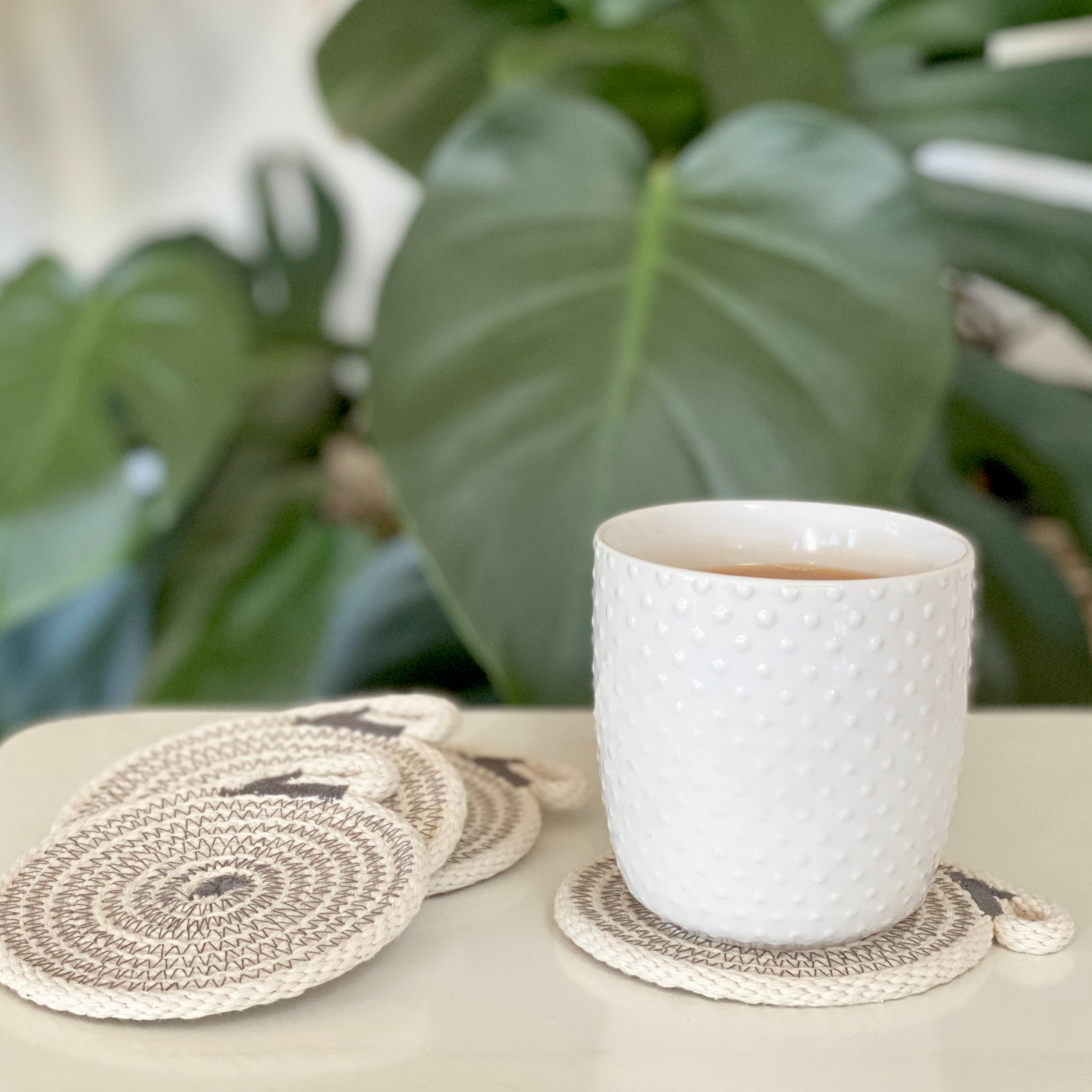 Rope Drink Coasters - Set of 4, 6, 8