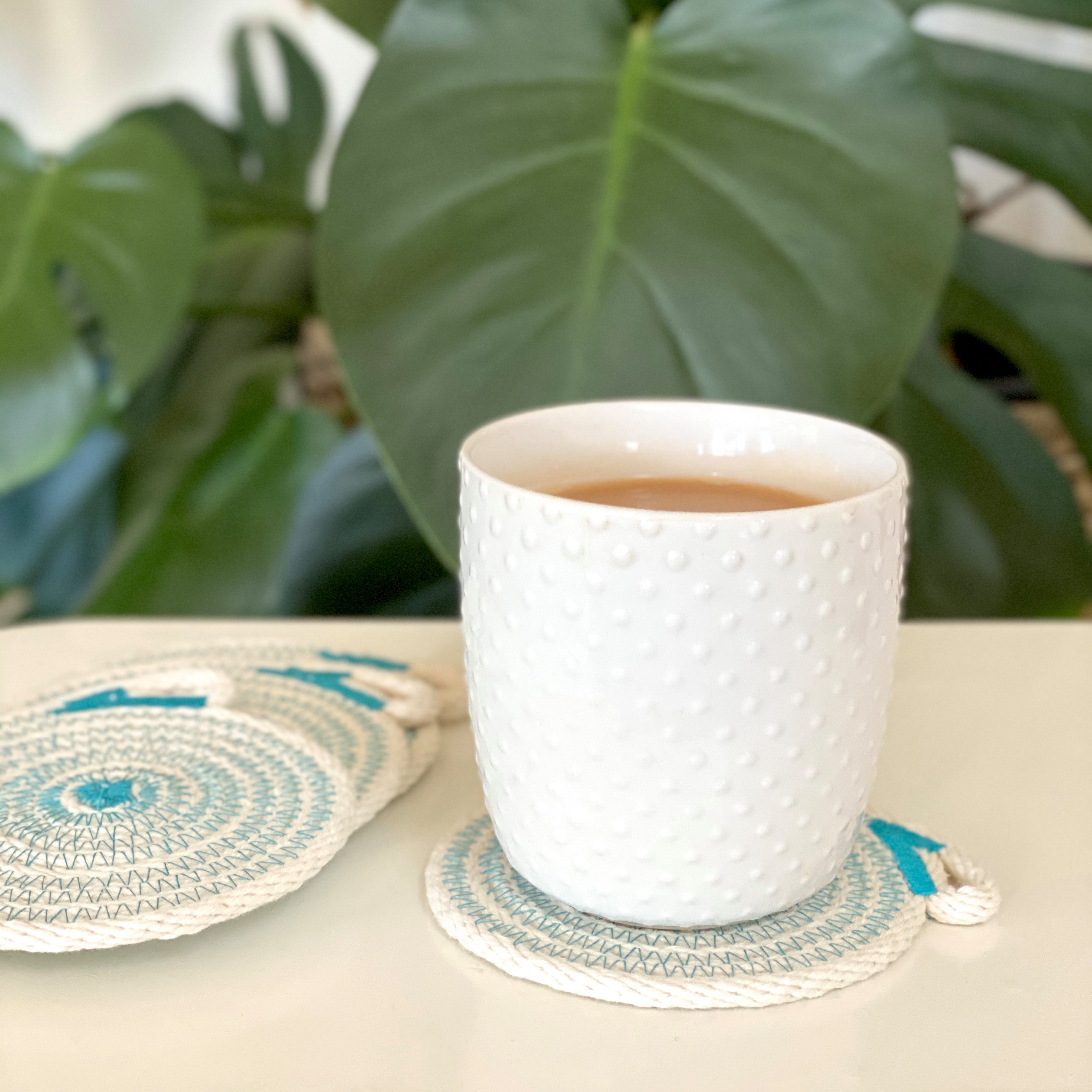 Rope Drink Coasters - Set of 4, 6, 8