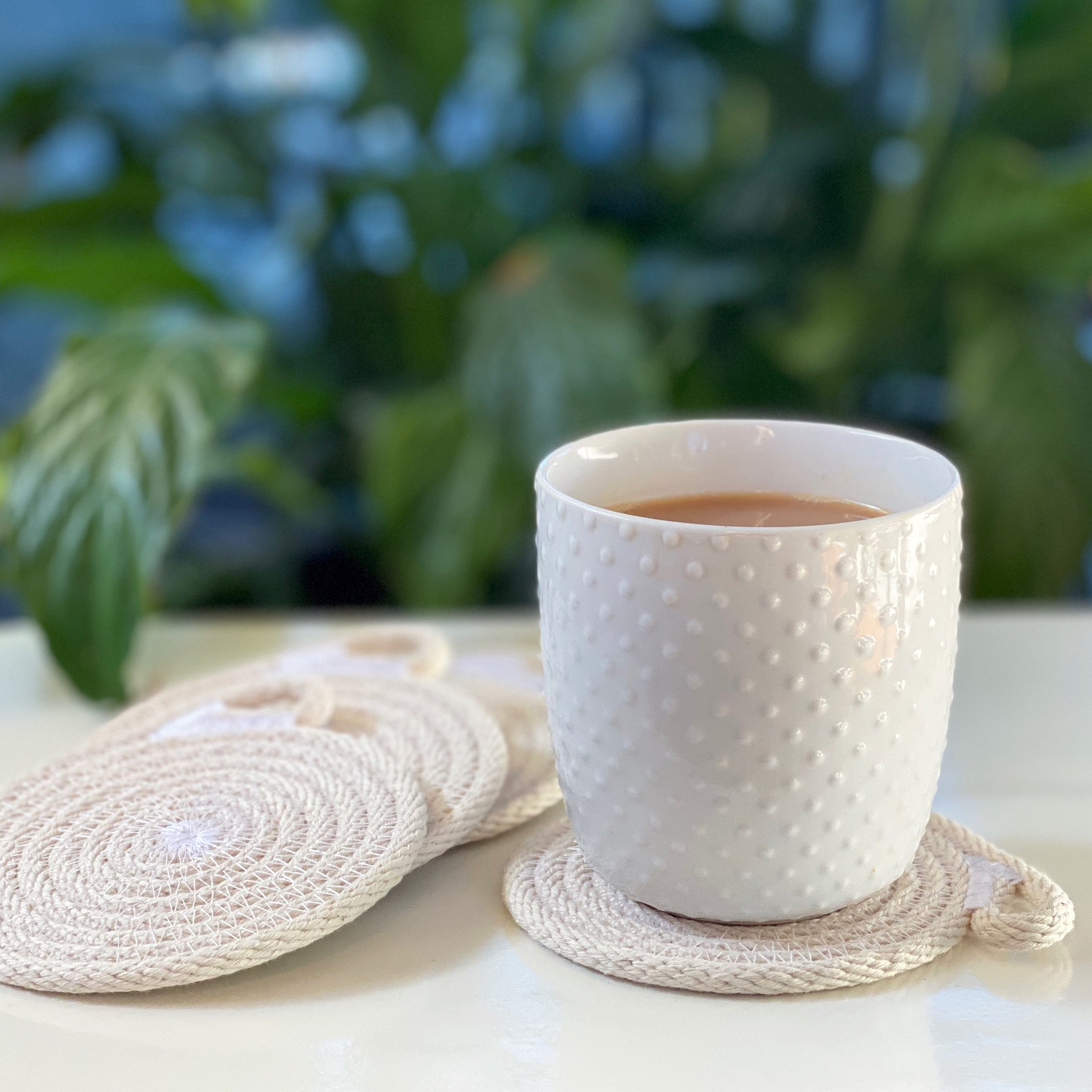 Rope Drink Coasters - Set of 4, 6, 8