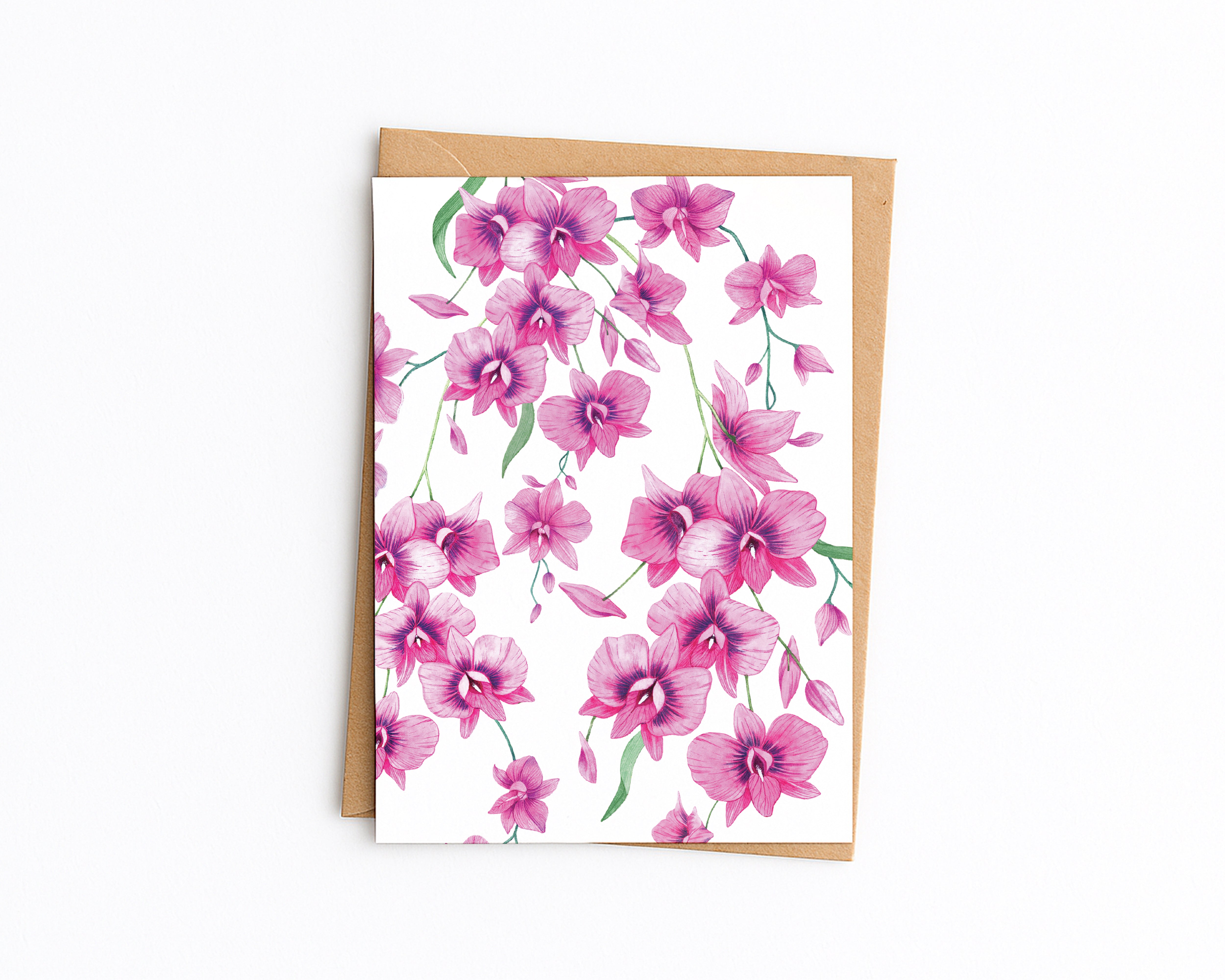 Cooktown Orchid Greetings Card