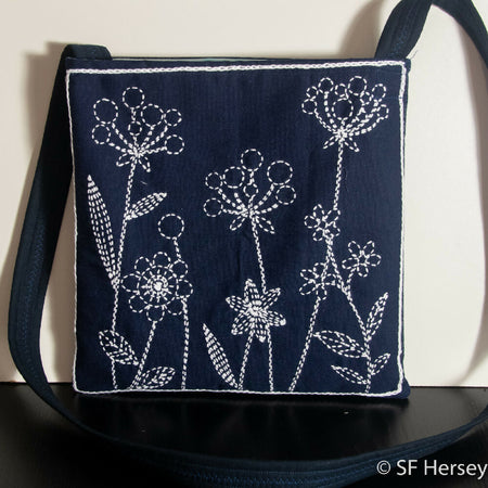 Sashiko Floral Bags