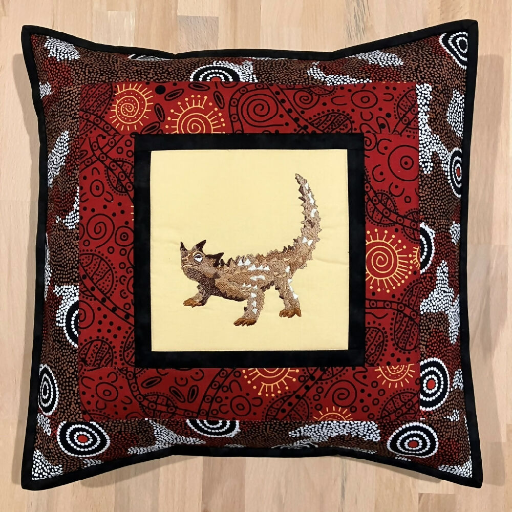 cushion-cover-handmade-Australia-thorny-devil