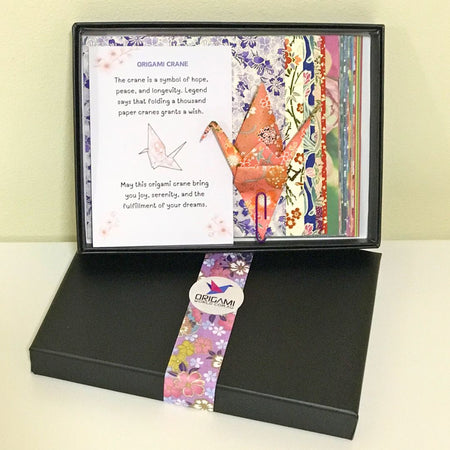 Premium Origami Crane Kit - Mindfulness & Wellness Gift Set