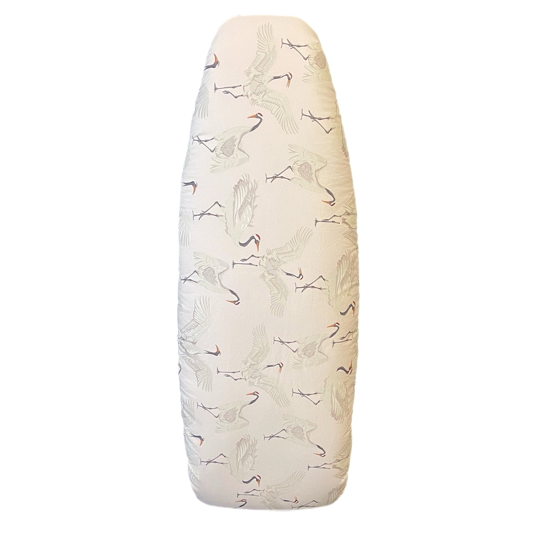 Padded Ironing board-Crane on Pink