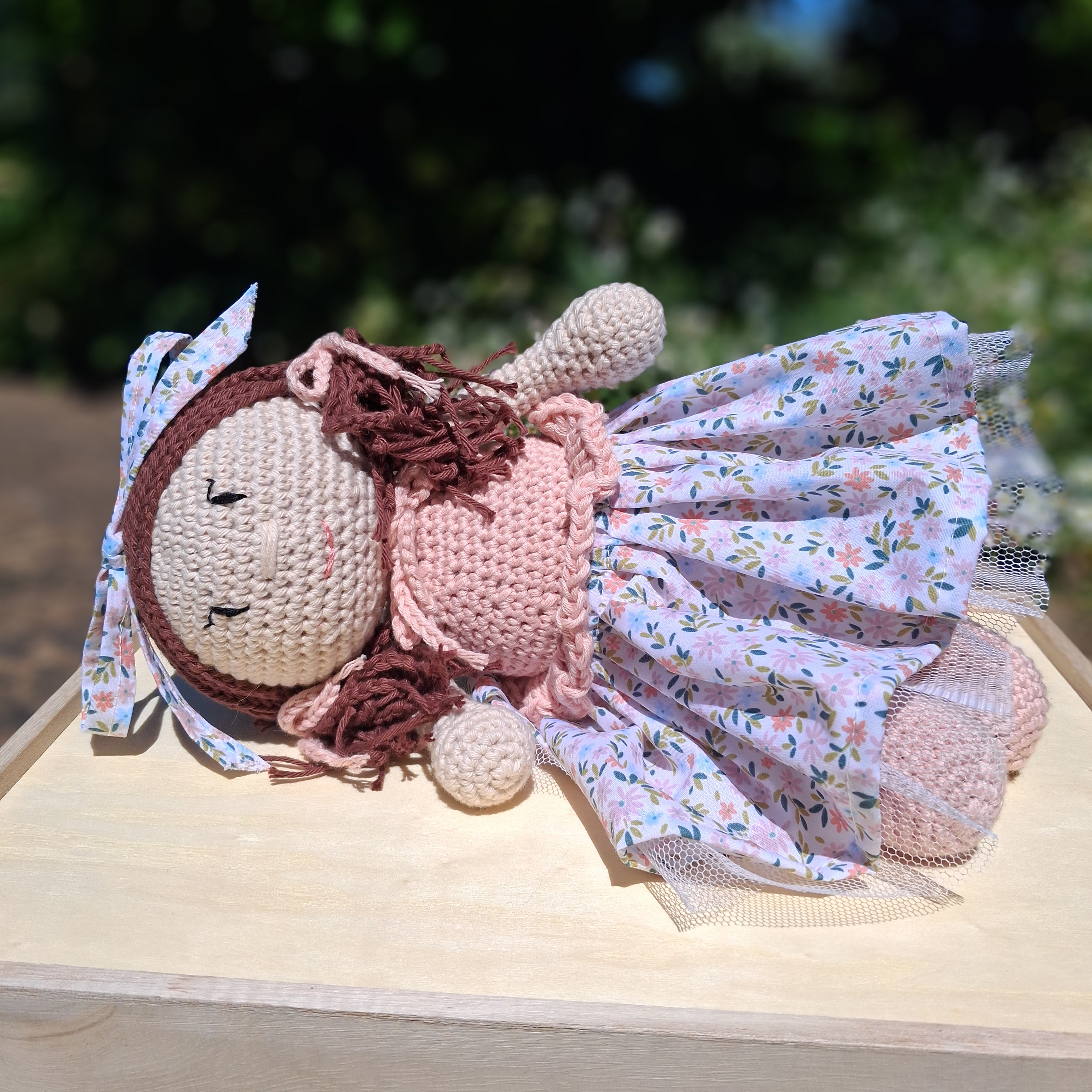 Handmade Crochet Kitty Doll - 100% Cotton