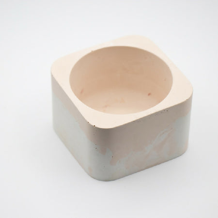 Dusty Peach Concrete Holder