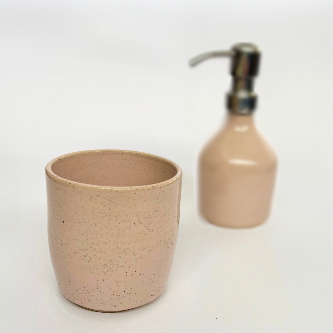 Ceramic Toothbrush & Toothpaste Holder