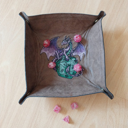 D20 Dragon Dice Throw Tray