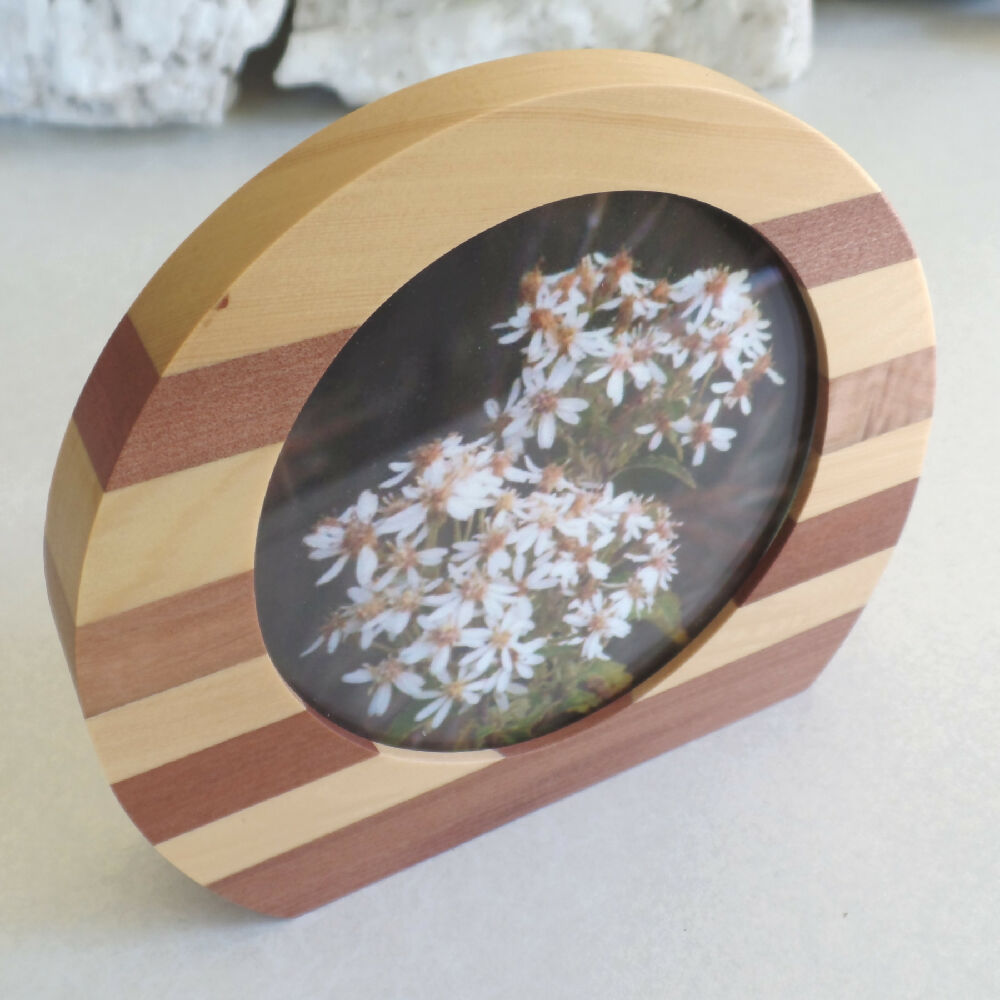 Larger Rounded Photo Frame- Tasmanian Myrtle & Huon Pine