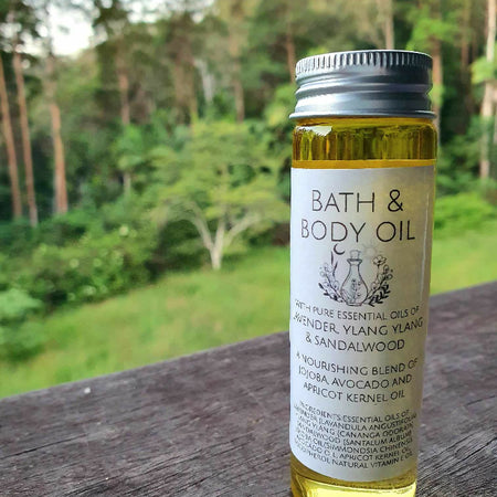 Bath and body oil