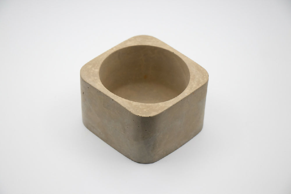 Earth Tones Concrete Pot